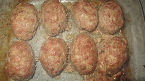 Котлетки из фарша свинины