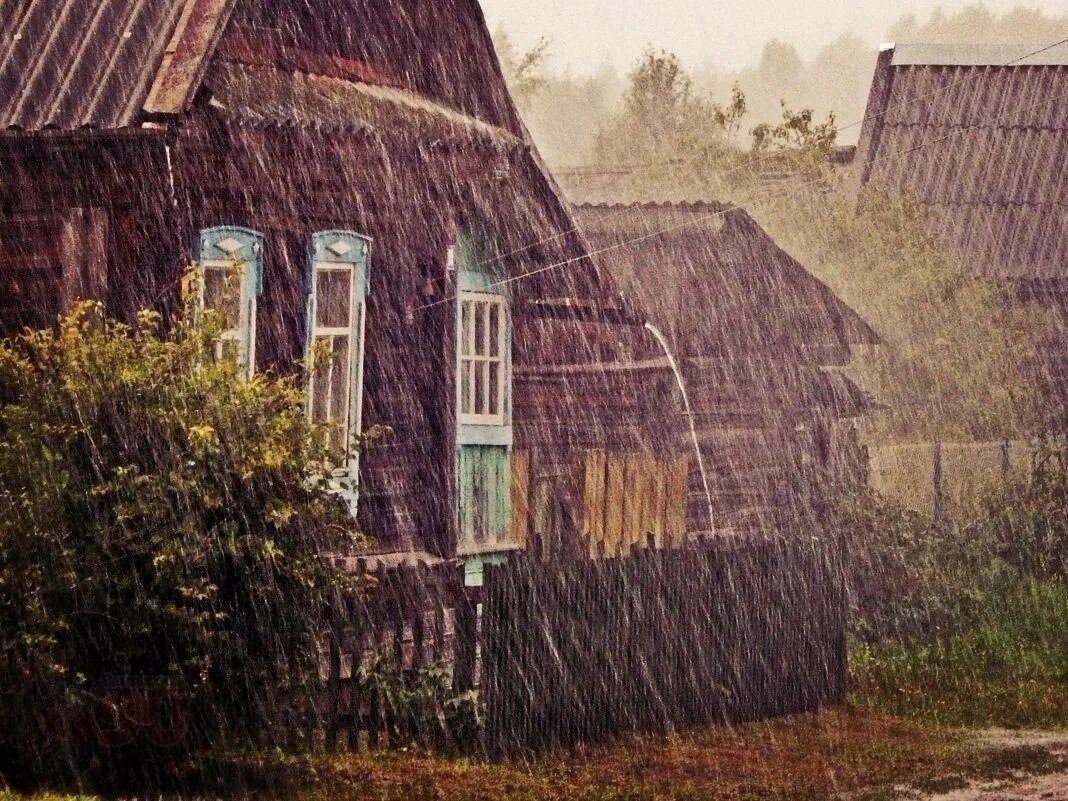 Дождь в деревне. Дождик в деревне. Пасмурный день в деревне. Дождливое лето в деревне.