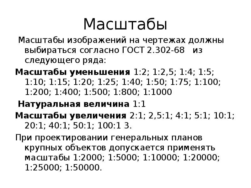 Масштабы чертежей км: найдено 90 картинок