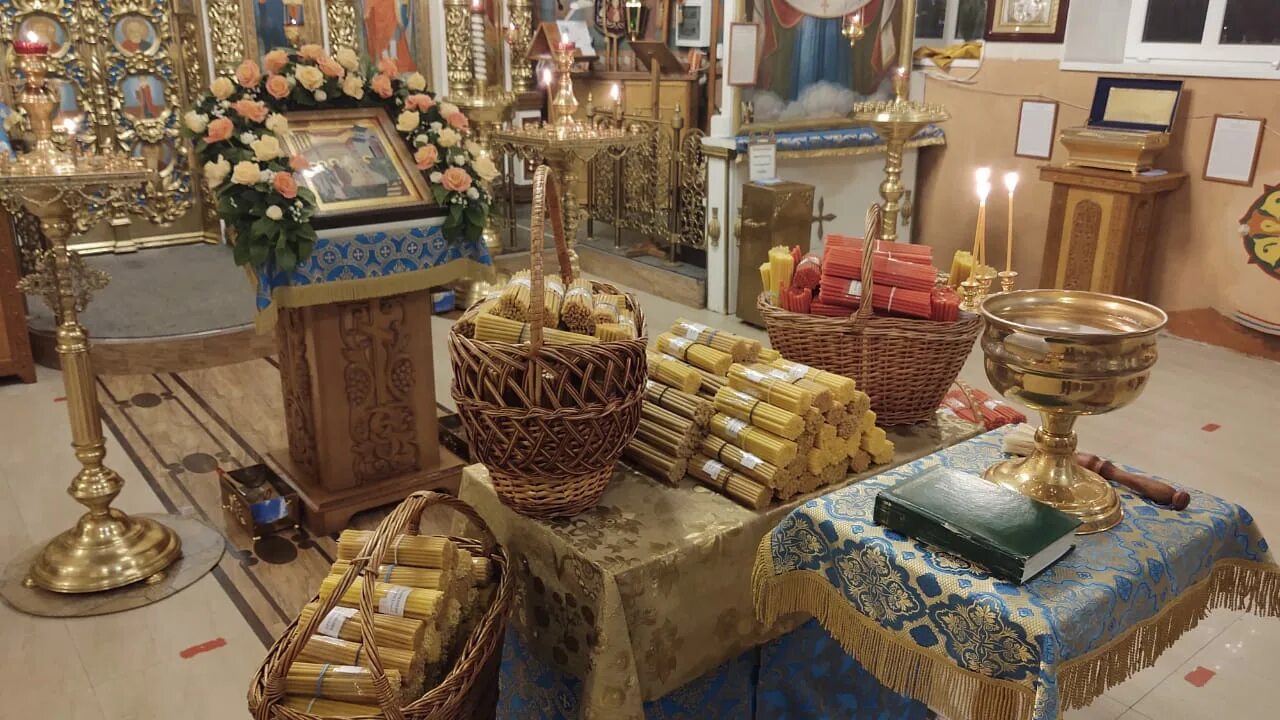 освящение свечей на сретение господне