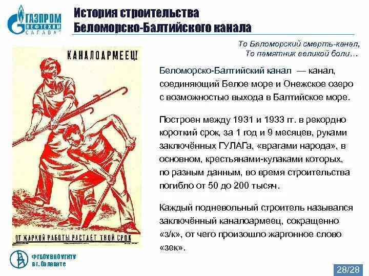 Беломорско балтийский канал 1920 1930 краткое сообщение