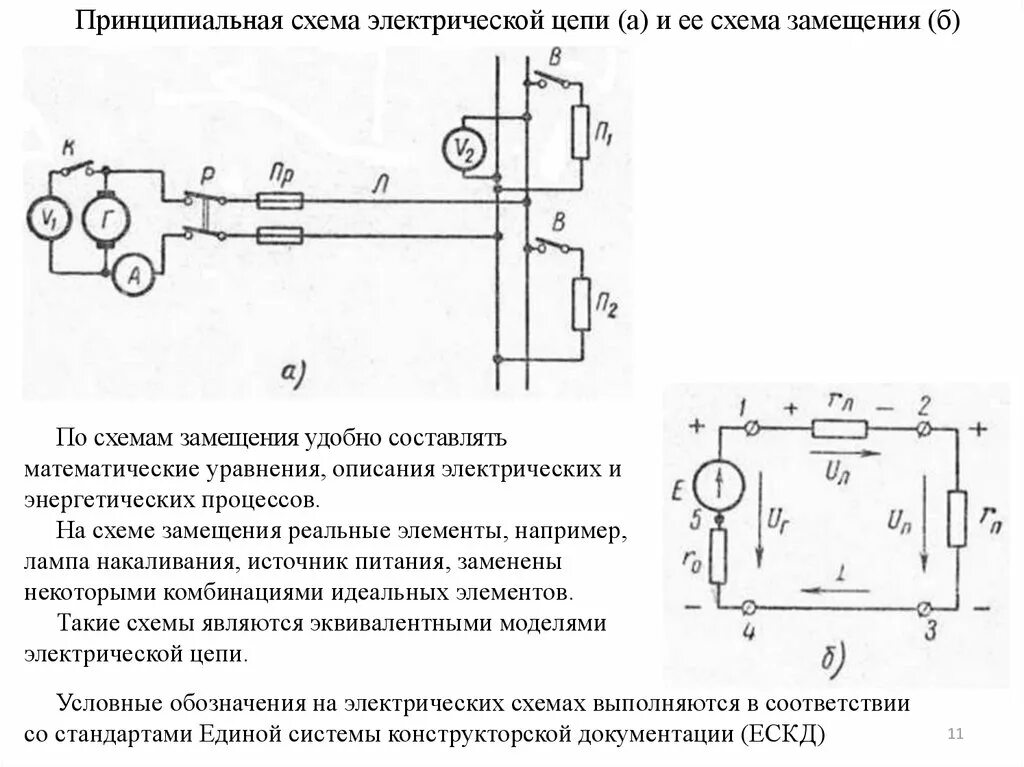 Какая схема электрической цепи называется схемой замещения Линейные электрические цепи постоянного тока. (Лекция 1) презентация, доклад,