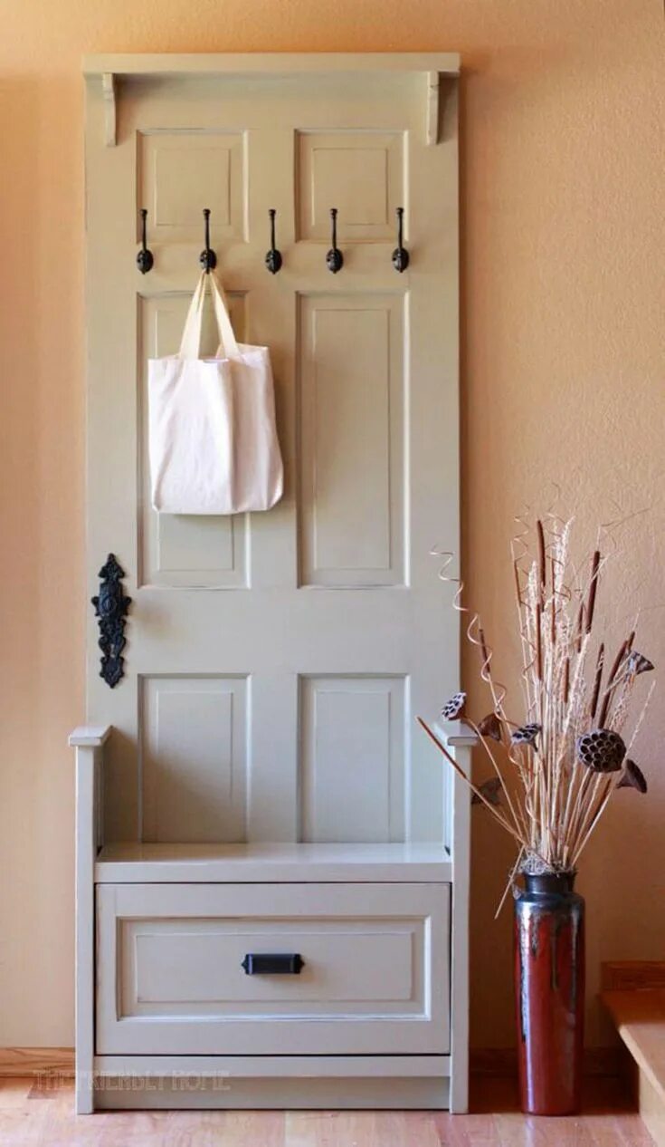 Что можно сделать из старой межкомнатной двери 20 Crafts To Make You Fall In Love With DIYing WooHome Old door, Home diy, Doors