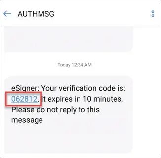 Приходят коды с authmsg