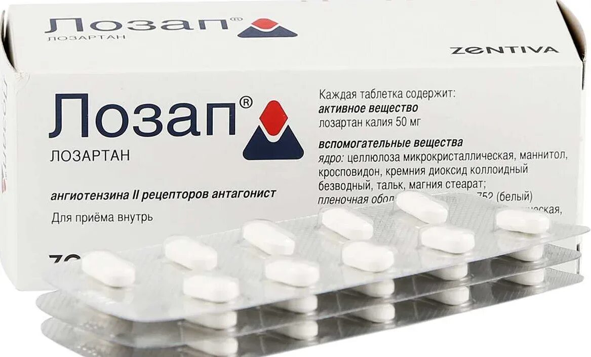 Лозартан при каком давлении принимать