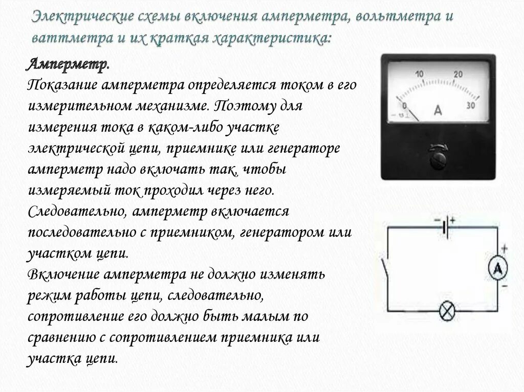 Как выбрать амперметр
