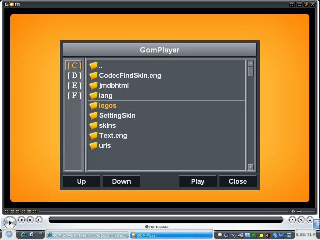 Как изменить плеер. Gom player. gom media player. com плеер. проигрыватель сом.