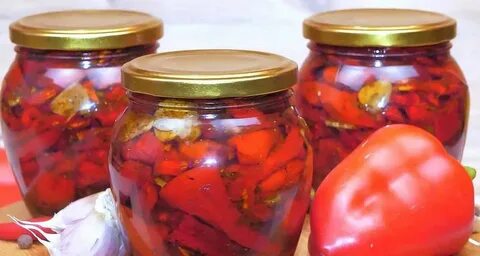 Перец с мясом на зиму в банках