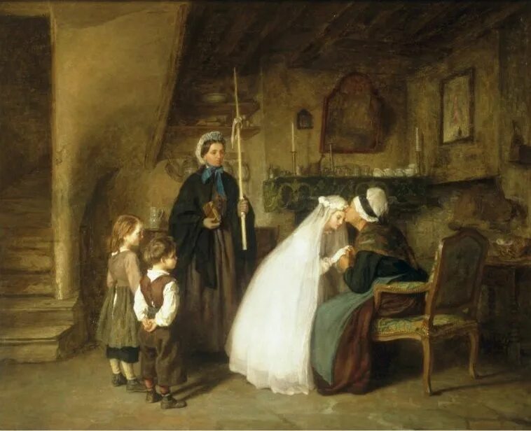 Причастие картина. Пабло Пикассо первое Причастие. "Первое Причастие" (1896). Первое Причастие в живописи. Первое Причастие (1896 г)..