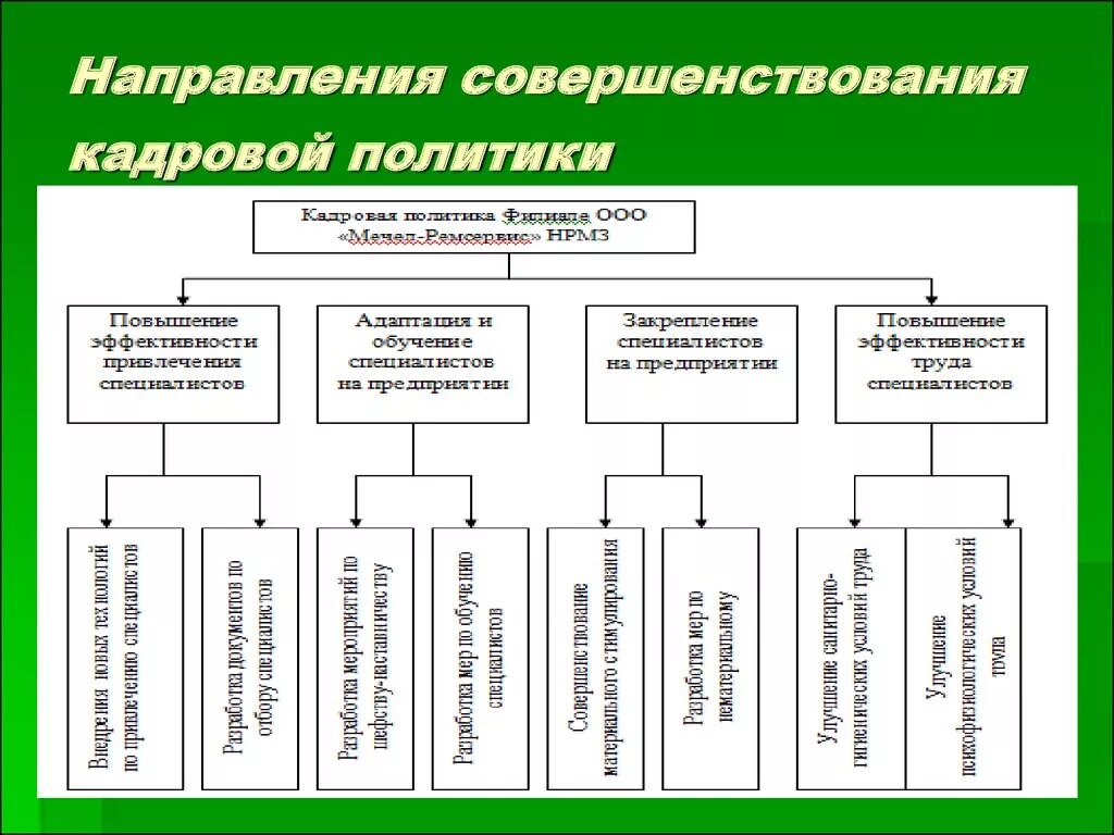 Направлениями кадровой стратегии. Совершенствование кадровой политики. Направления совершенствования кадровой политики организации. Направления мероприятий по совершенствованию кадровой политики. Основные направления совершенствования управления.