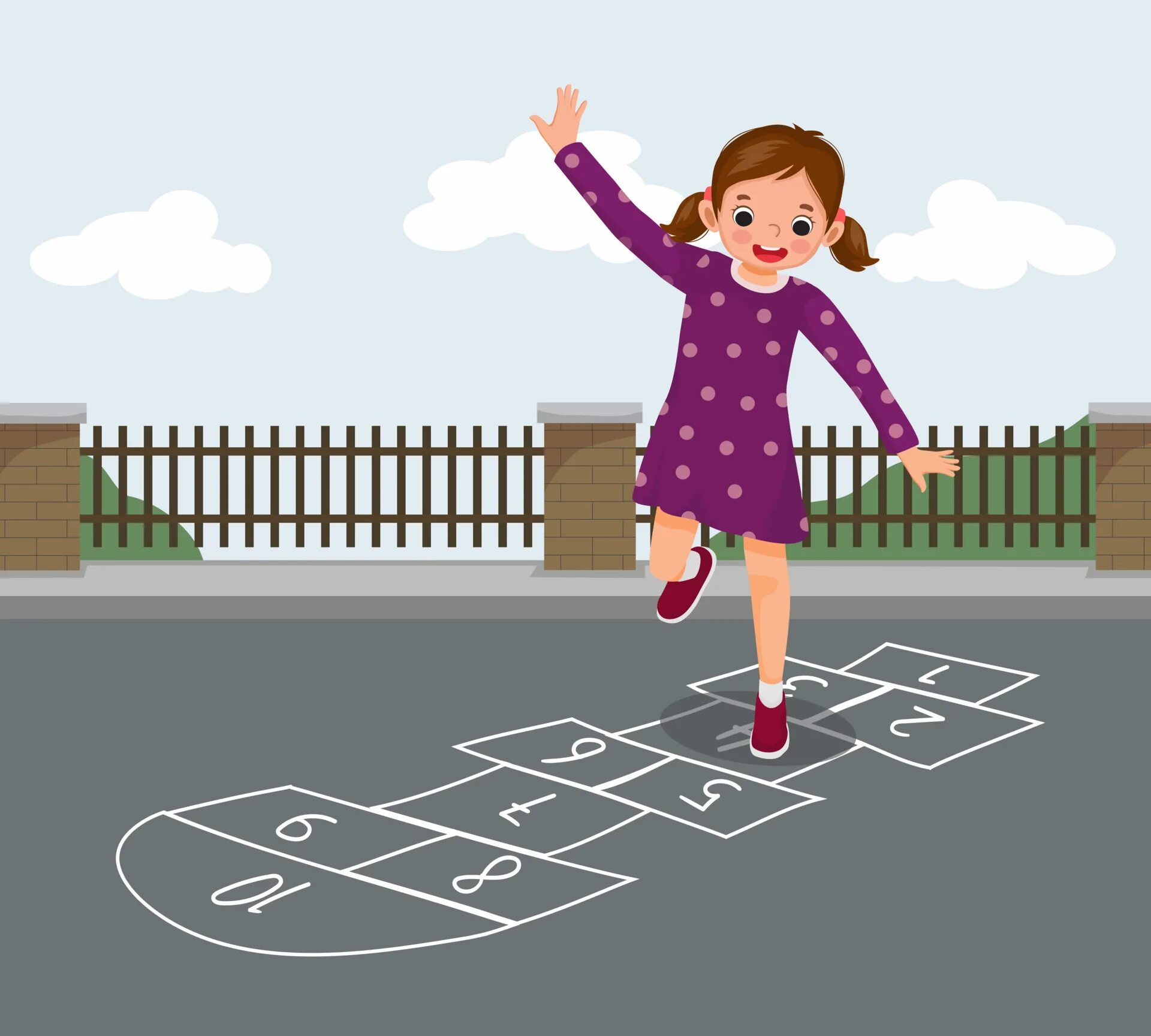 The girl got stuck on the playground