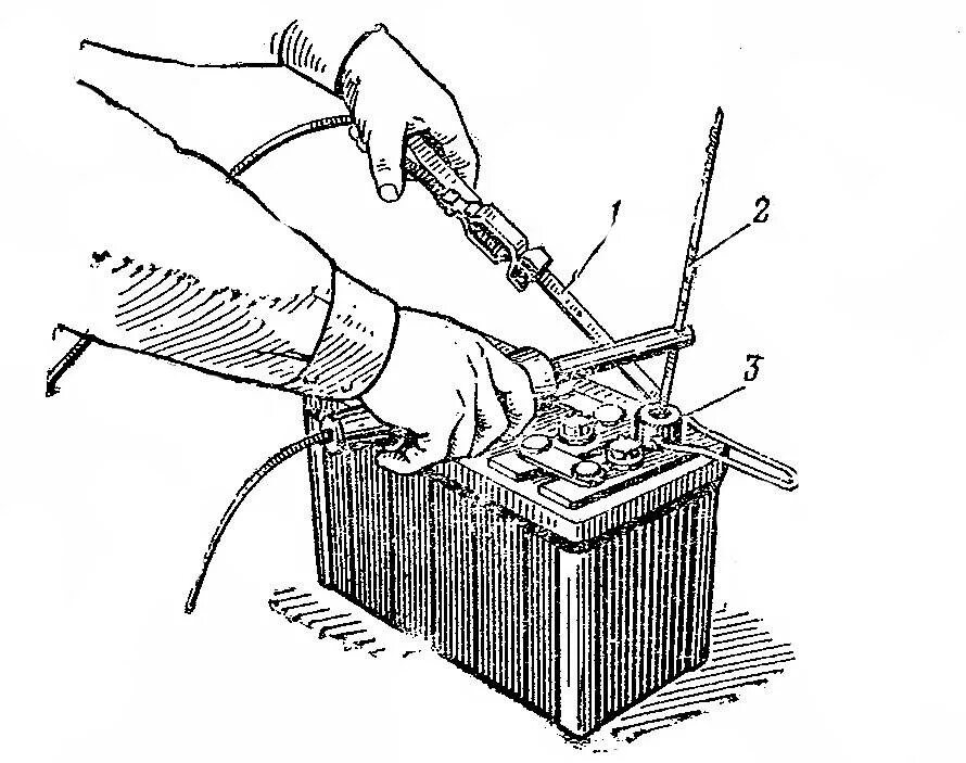 Приспособление для слива электролита из аккумуляторных батарей. Приспособление для наплавки клемм АКБ. Наплавка клемм аккумулятора. Инструмент для напайки клемм аккумуляторов.