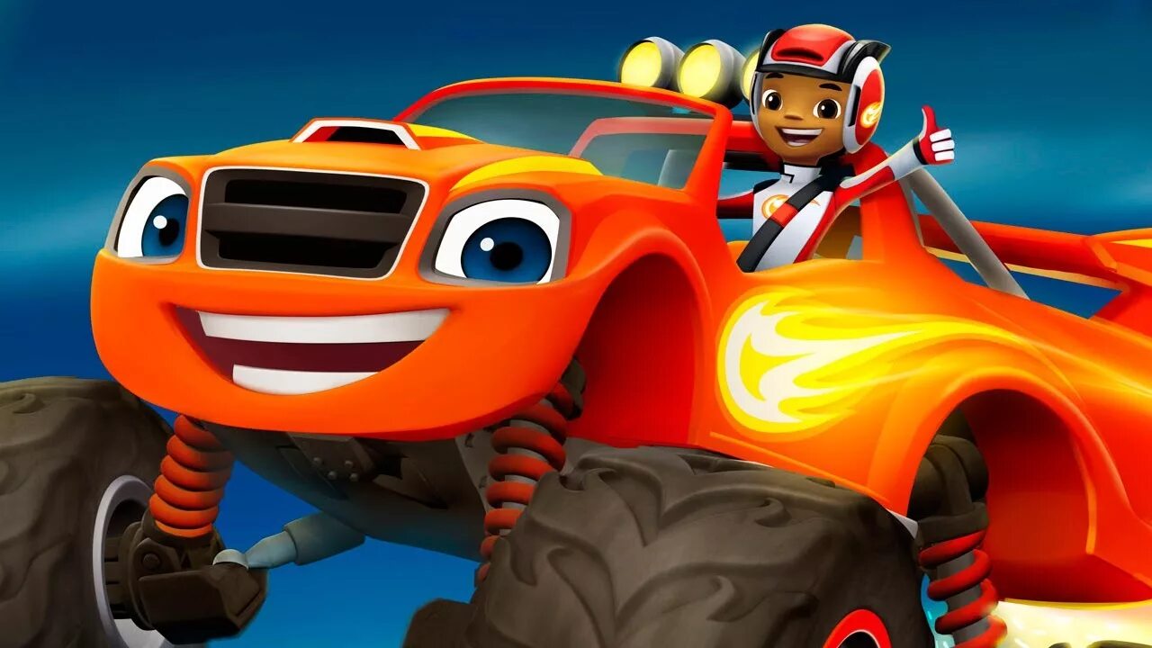 Вспыш 4 машинки. Blaze and the Monster Machines игра. Мульты без перерыва