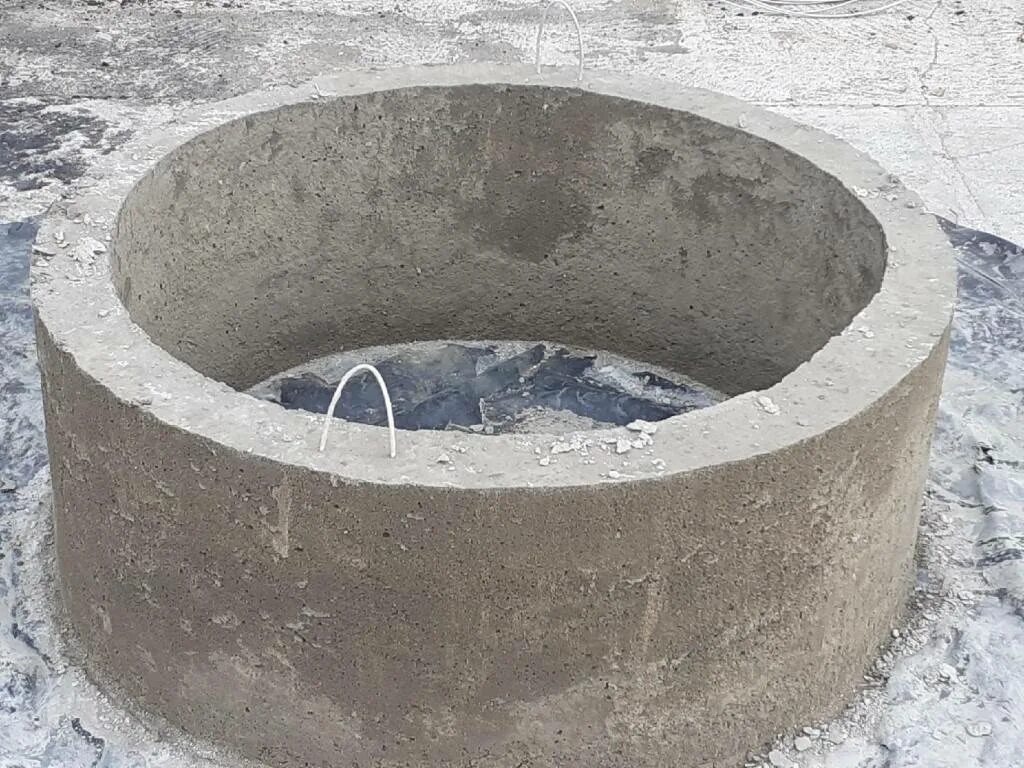 Кольцо бетонное для колодца 1.5. Кольцо бетонное для колодца 1 метр. Форма для бетонных колец. Бетонные кольца для деревьев. Кольцо бетонное для колодца в земле.