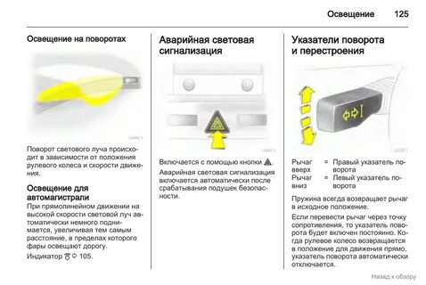 Указатель правого поворота