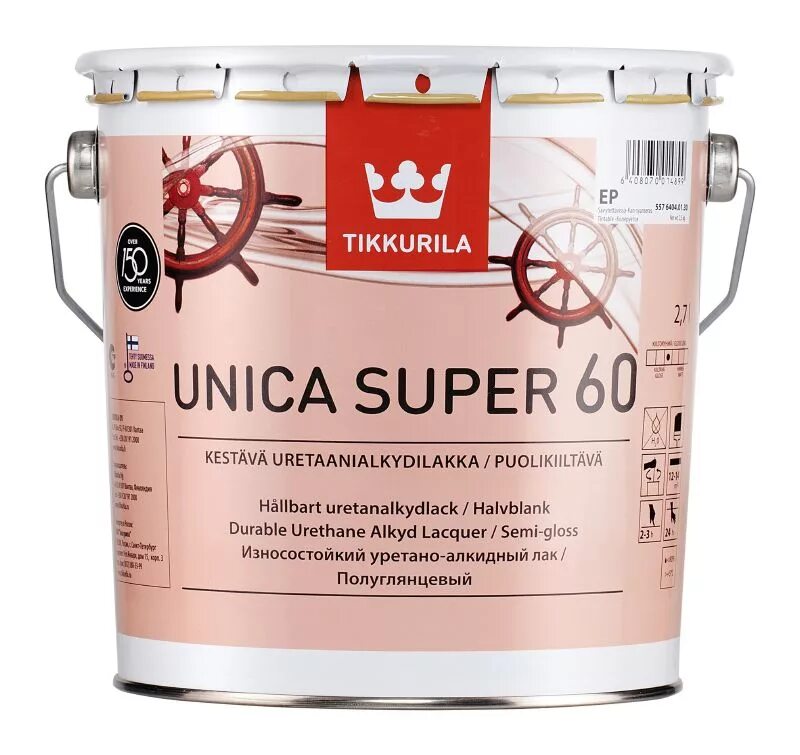 Тиккурила лак для дерева для внутренних. Лак tikkurila unica super. лак tikkurila unica super 20 полуматовый, 0.9 л. лак универсальный unica super 90 ep гл 2,7л. яхтный лак тиккурила уника супер 60.