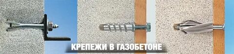 Вешаем на газоблок