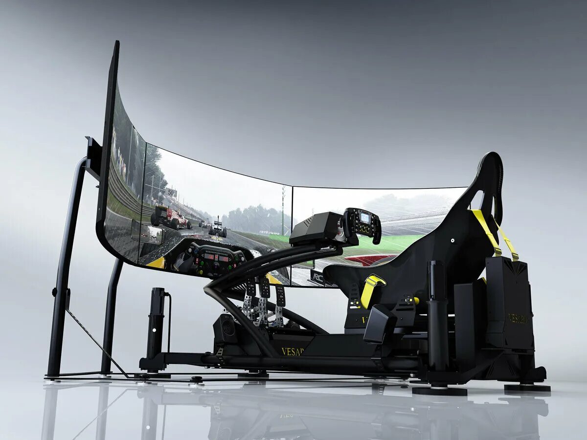 Где купить симуляторы. Vesaro Racing Simulation. Simracing Formula 1 Cockpit. Кокпит для симулятора Formula 1. Симулятор ф1 кресло.