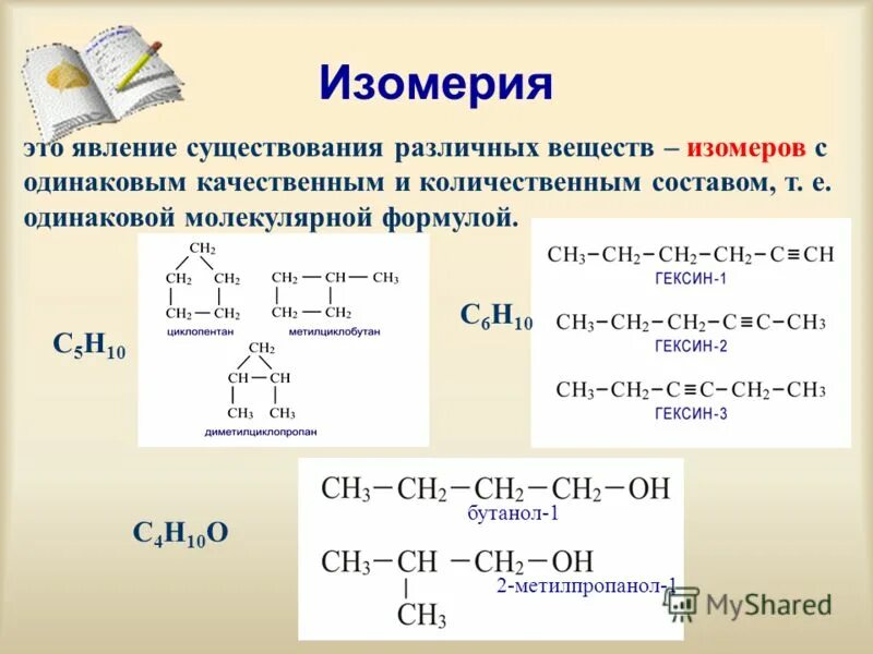 Изомерия это