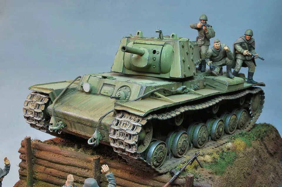 Кв 1 э. Кв-1 Колобанова 1/35. Кв 1 диорама. Кв-1 1/35.