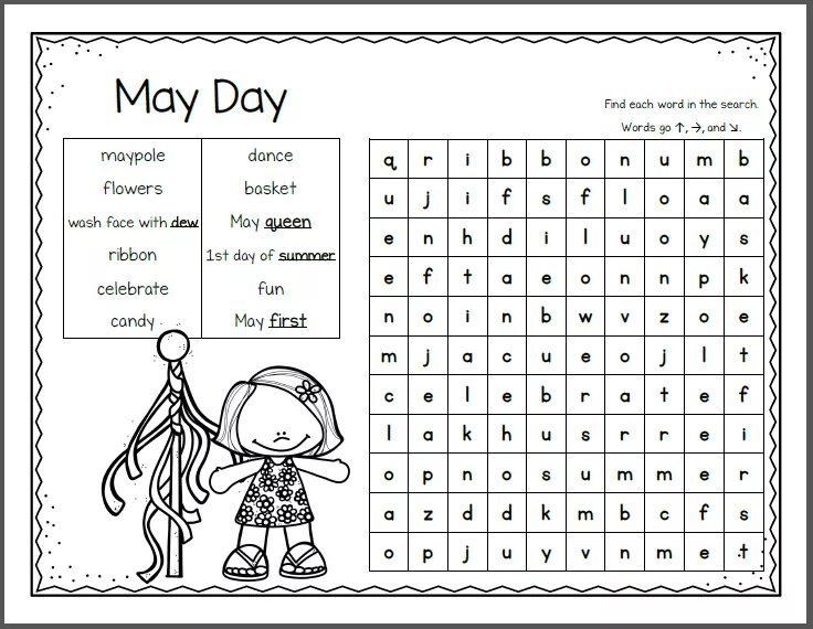 My first day at the mine. Search Words 1 класс. May Word search for Kids. Wordsearch раскраска. May Day Worksheets.