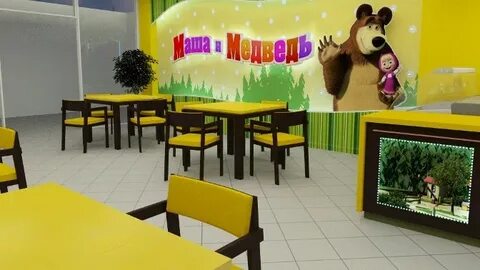 Кафе маша и медведь