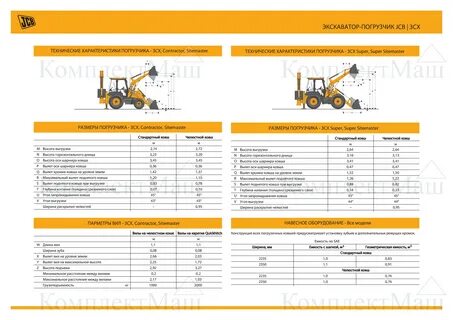 Jcb cx технические характеристики