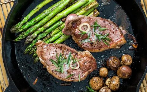 Как пожарить мясо стейками на сковороде