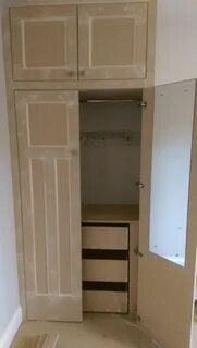 Встроенные шкафы переделываем