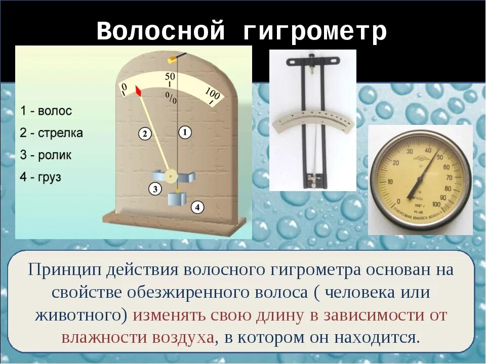 Гигрометр прибор для измерения влажности воздуха принцип работы. Назначение, устройство и принцип работы гигрометра. Психрометр волосяной гигрометр конденсационный гигрометр. Гигрометр принцип работы. Регулировать влажность