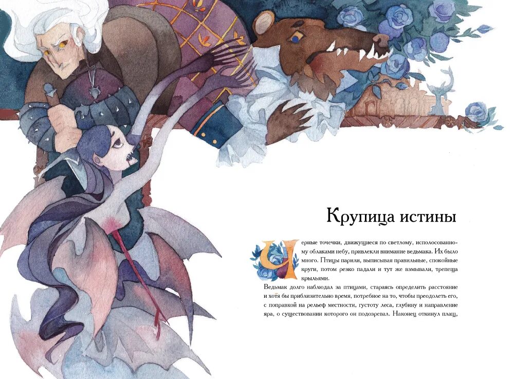 Крупица разума. Ведьмак крупица истины иллюстрации. нивеллен ведьмак. ведьмак иллюстрации к книгам. ведьмак последнее желание крупица истины.