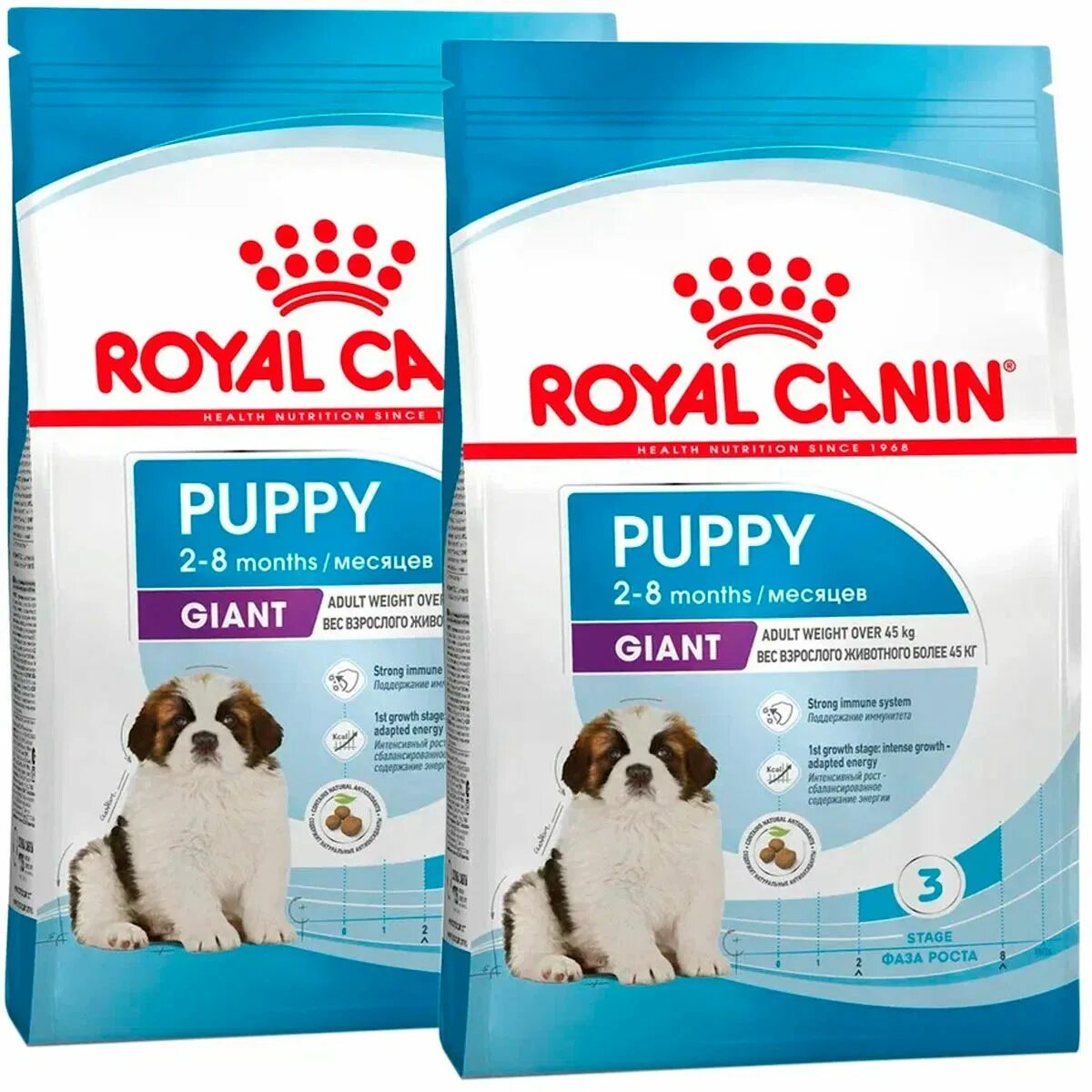 Royal canin puppy. Корм Джайнт Паппи для щенков и гигантских пород.