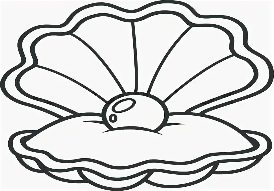 Ракушка раскраска для детей распечатать Shell coloring page Chrismons, Chrismon patterns, Chrismon ornaments