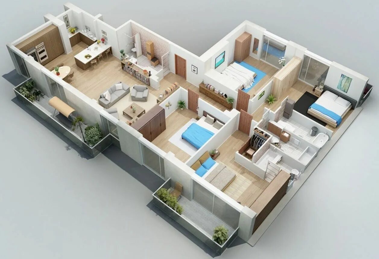 Build rooms