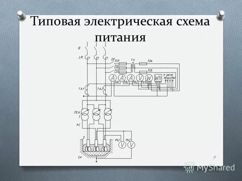 Типовая электрическая схема