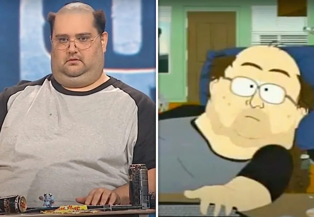 Саус парк жирный геймер. Геймер из саус парк. Южный парк серия про варкрафт. Жирный из саус парка. Задрот саус парк.