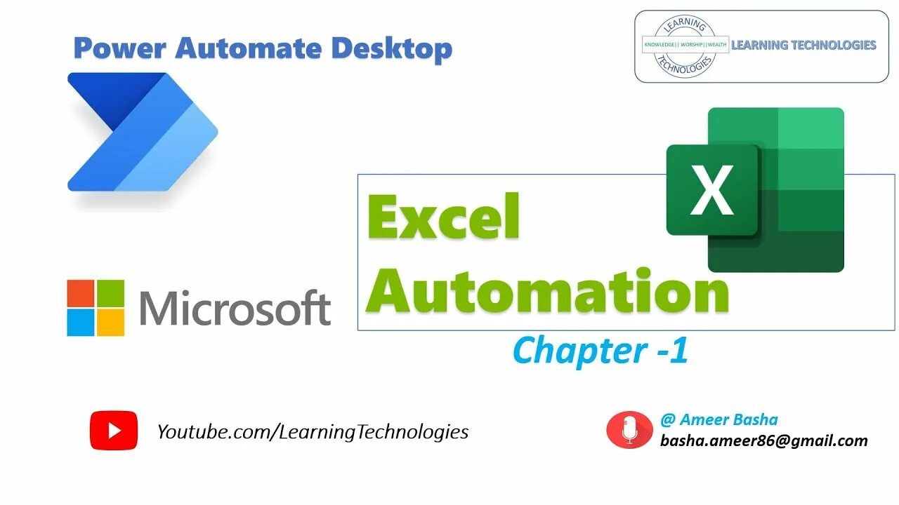 Power Automate Desktop : Excel Automation - Chapter 1 (Launch Excel, Read from E