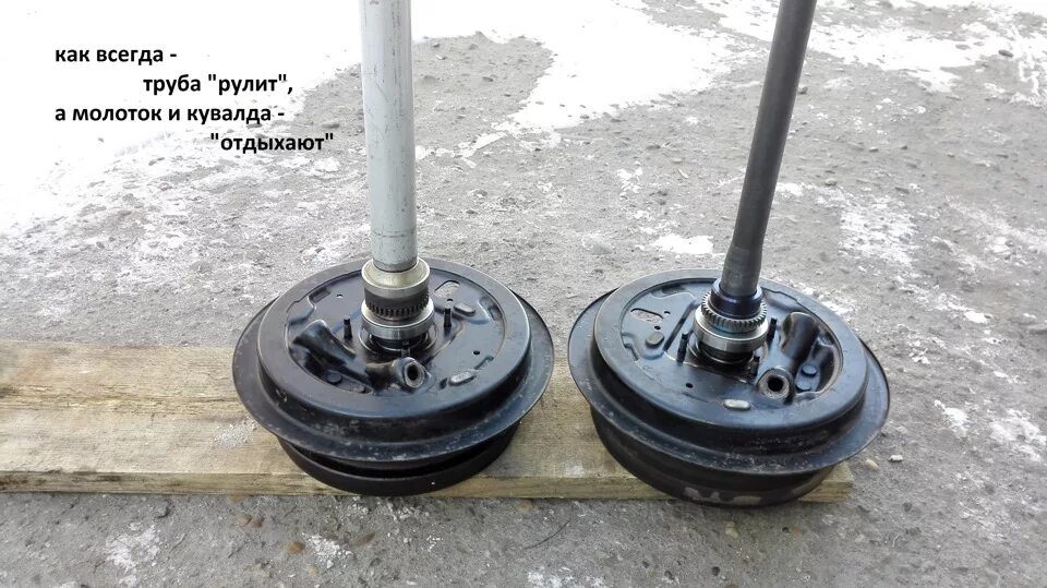 Как снять подшипник с полуоси сузуки джимни Замена подшипника полуоси с установкой планшайбы. Часть 1 Suzuki Jimny, 0,7 л,