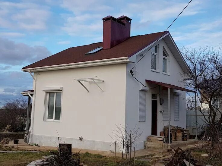 Construction of houses in Sevastopol. Aerated concrete house, construction of co