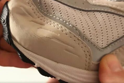 Заломы на кроссовках nike