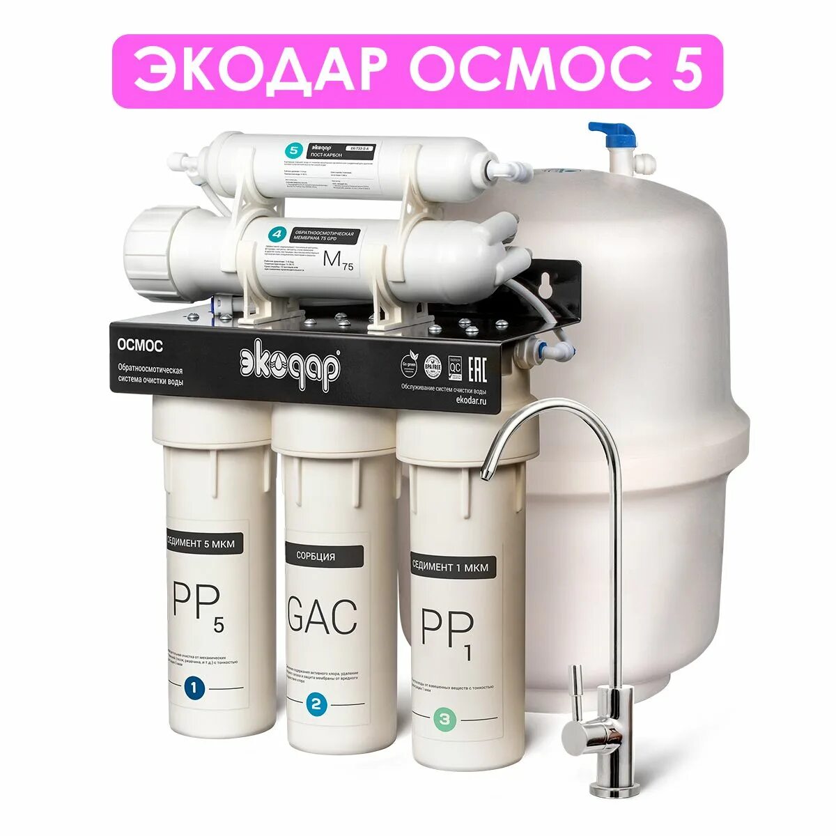 Фильтр с обратным осмосом размеры