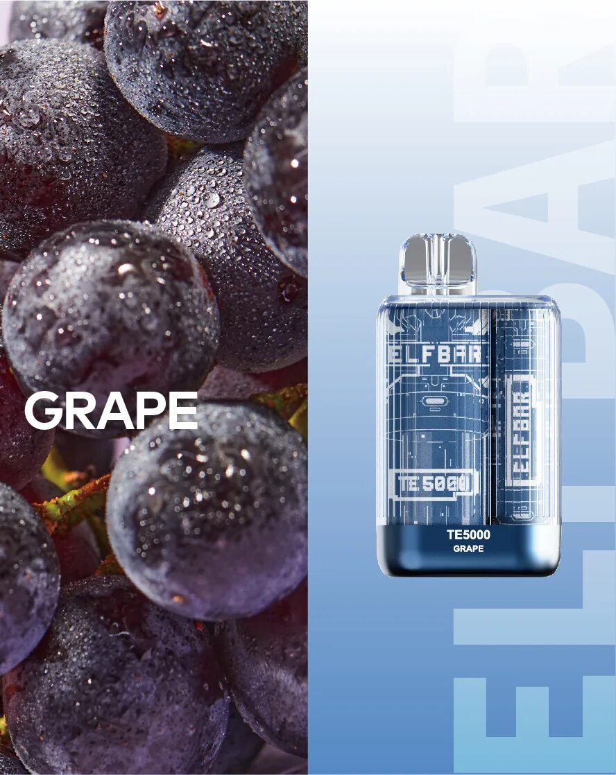 Grape elfbar. Elf bar te5000. одноразки elf bar 5000. elfbar te5000 grape. elf bar te5000 вкусы.