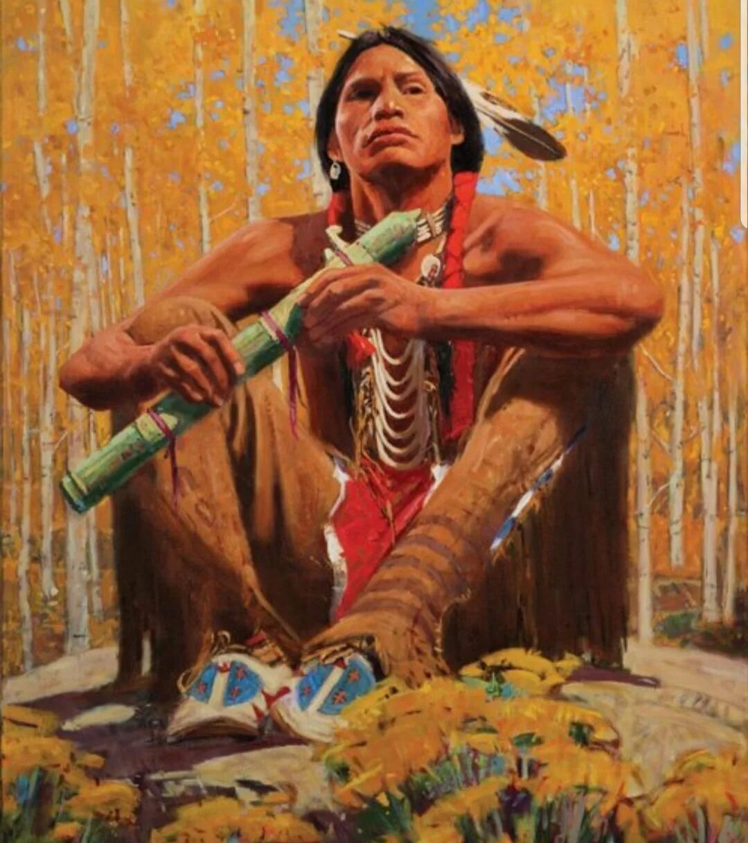 Играющий индеец музыка. Индейцы Навахо. Дэвид Манн индейцы. David Mann индейцы Северной Америки. Индейцы Навахо картины.
