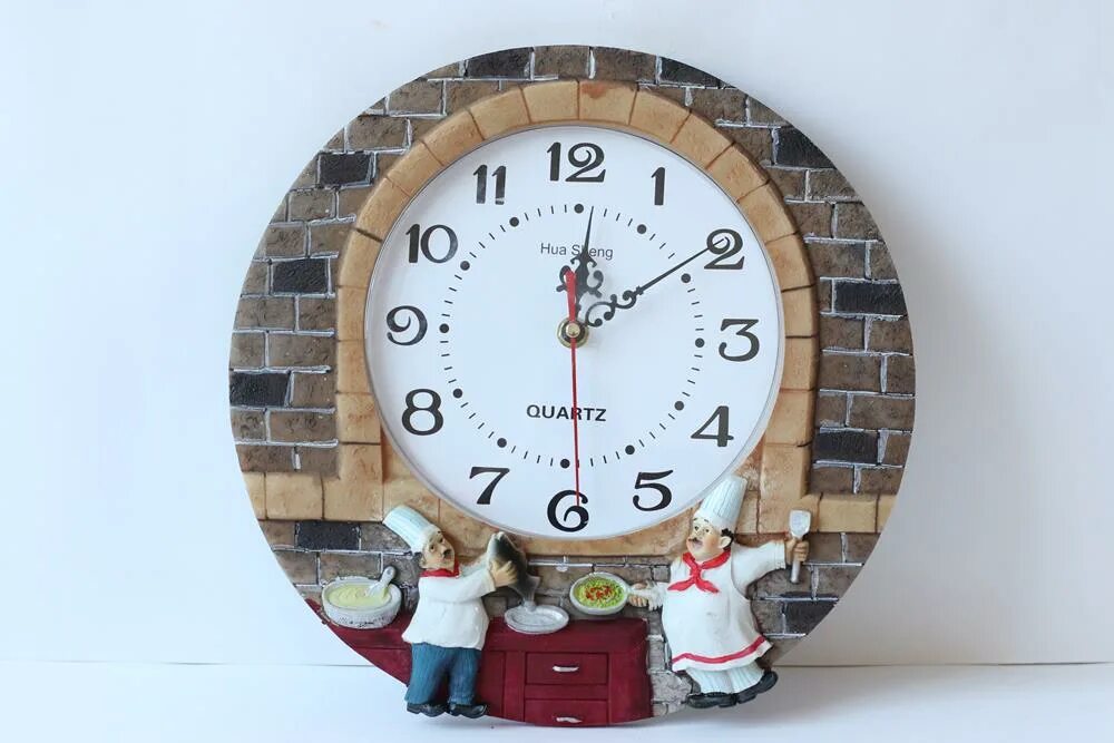 Поваренок МК часы. Часы с поваром на кухню где купить в Красноярске.