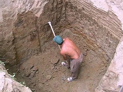 Digging holes