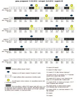 Календарь скачков по дате рождения