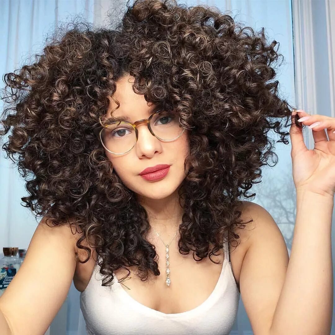 Pin on ✩ C U R L S ✩ Curly hair styles, Hair color balayage, Colored curly hair