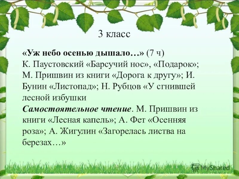 Барсучий нос Паустовский план рассказа. Паустовский барсучий лес. Уж небо осенью дышало 3 класс. План по рассказу Паустовского барсучий нос.