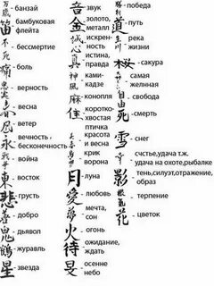 Красивые слова и знаки