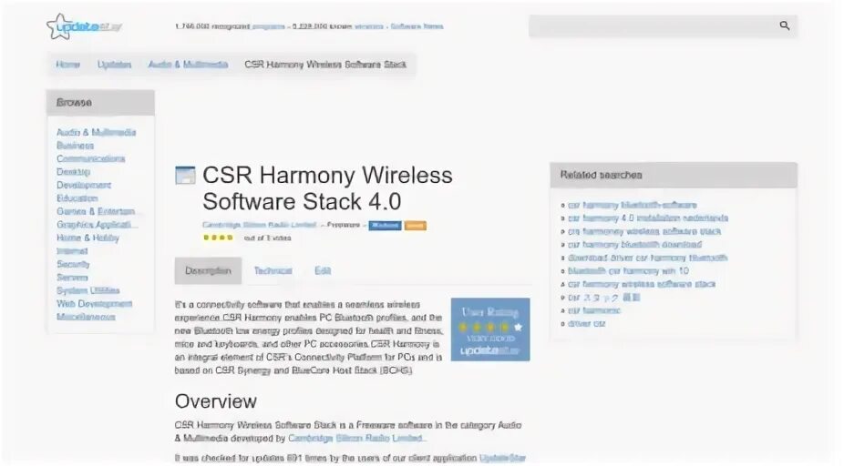 Csr harmony software. Csr harmony software
